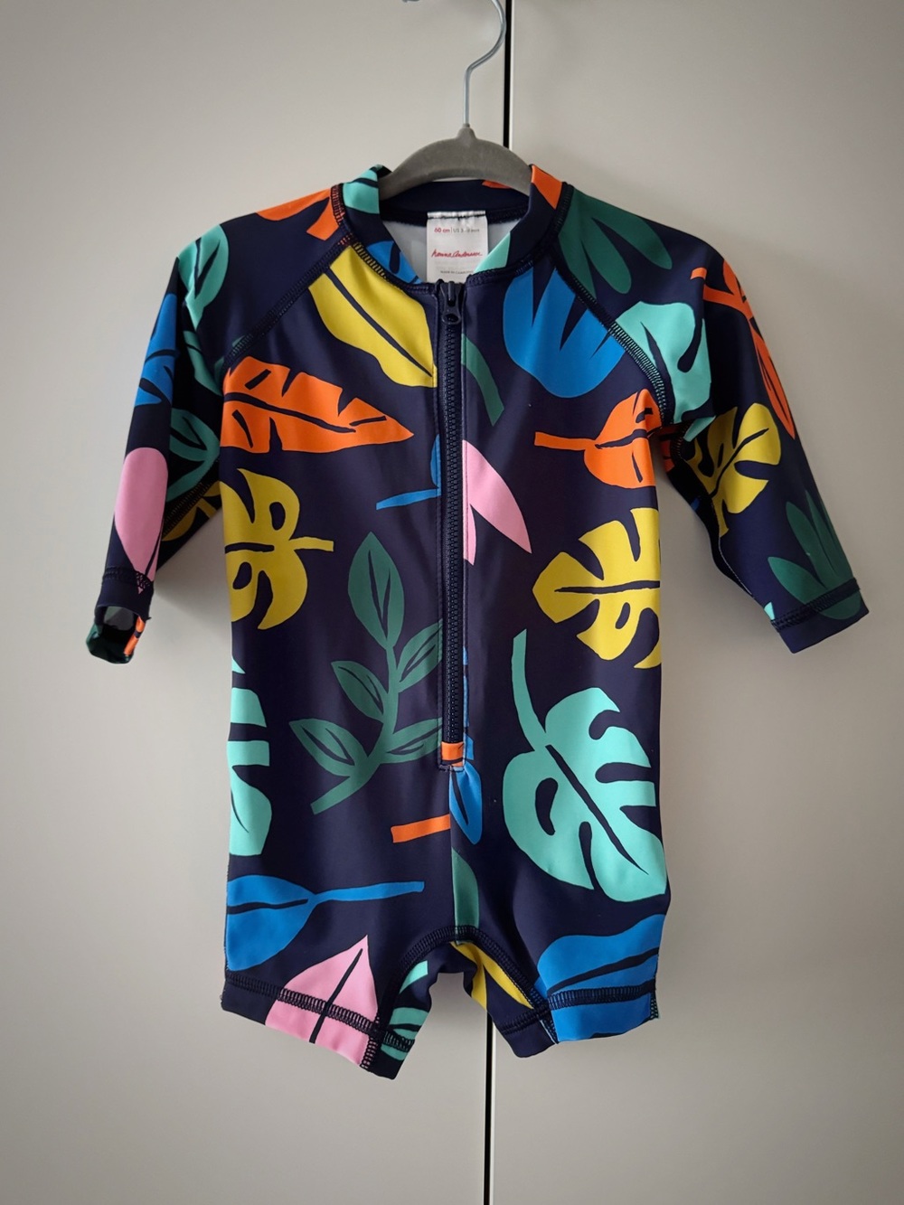 Hanna Andersson Baby Rash Guard Swimsuit – Tropical Leaf